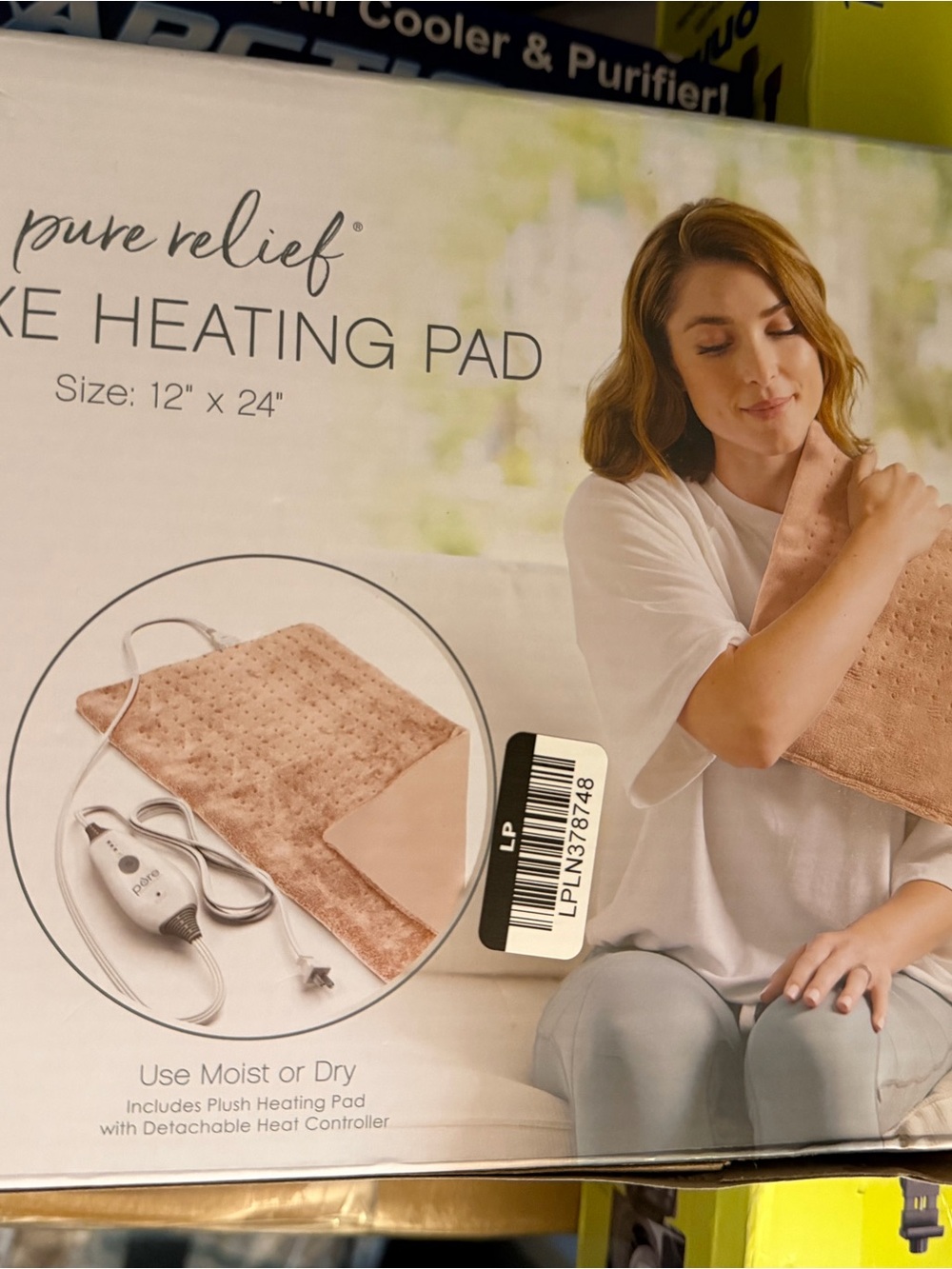 Plush Microwave Heating Pad - Blush